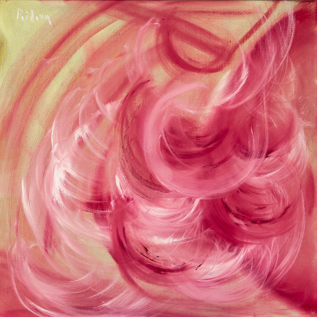 Oeuvre rouge de Chris Poidevin