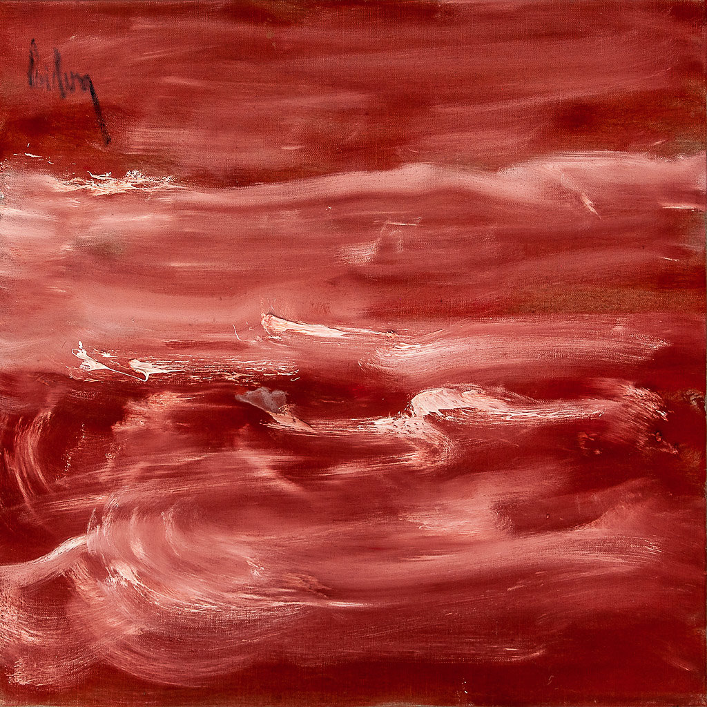 Oeuvre rouge de Chris Poidevin