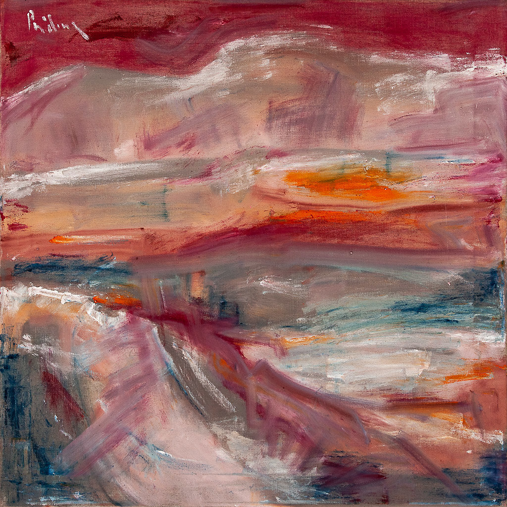 Oeuvre rouge de Chris Poidevin