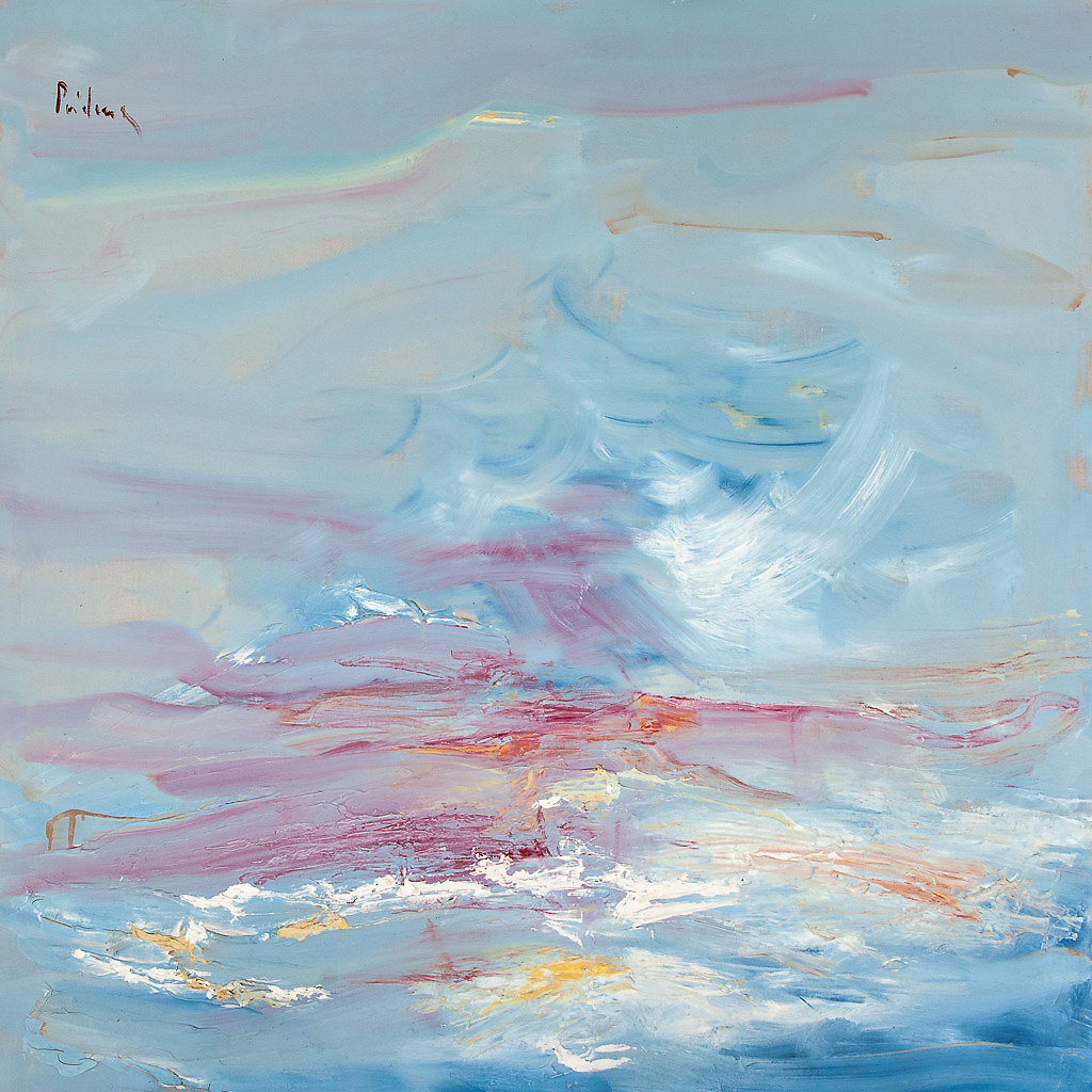 Oeuvre bleue de Chris Poidevin