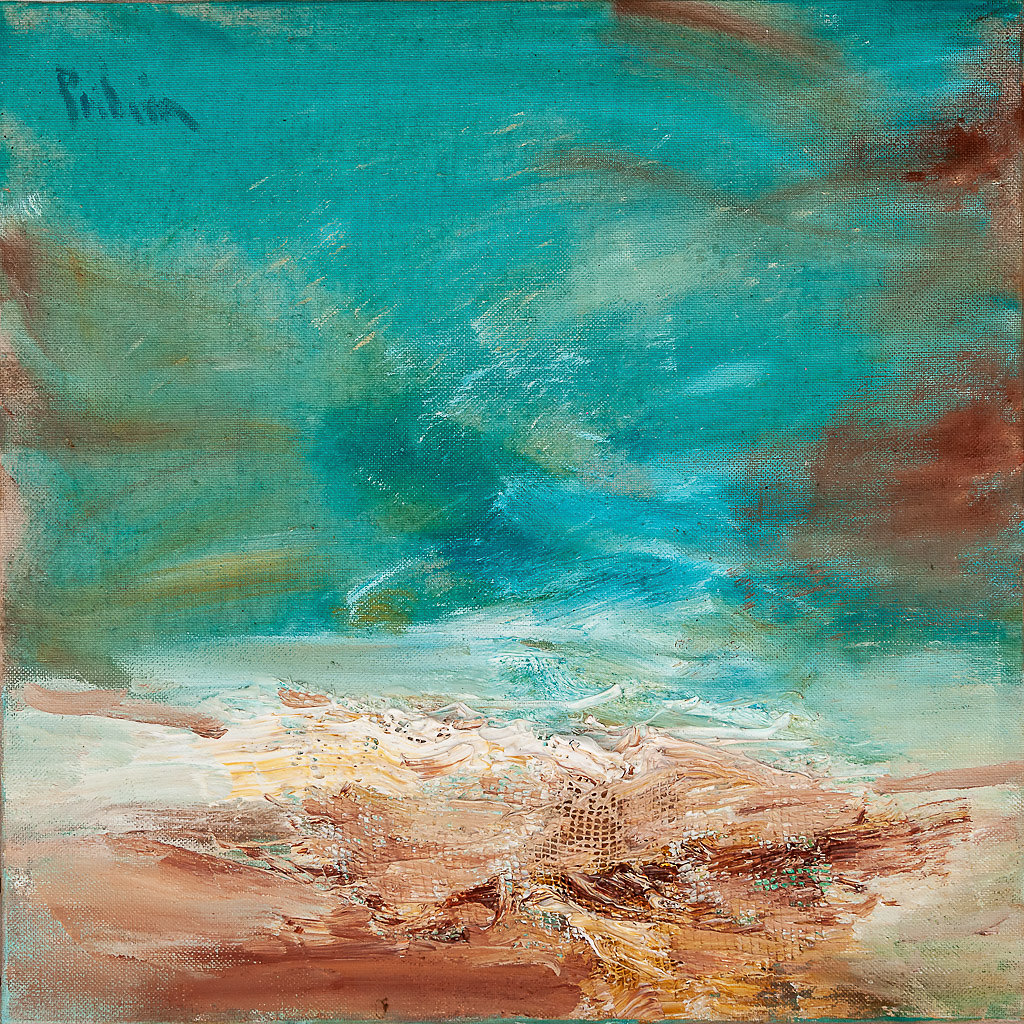 Oeuvre bleue de Chris Poidevin